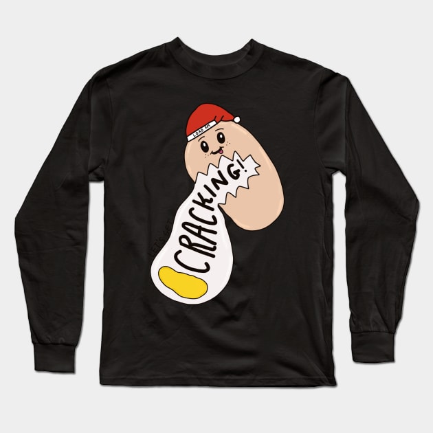 Christmas Let's Get Cracking! Long Sleeve T-Shirt by LoadFM